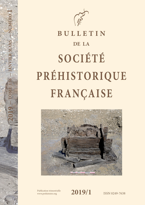 Bulletin de la société préhistorique française numéro 2019/1