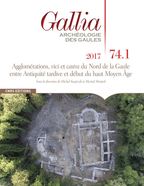 Couverture du numéro 74-1 de la revue Gallia