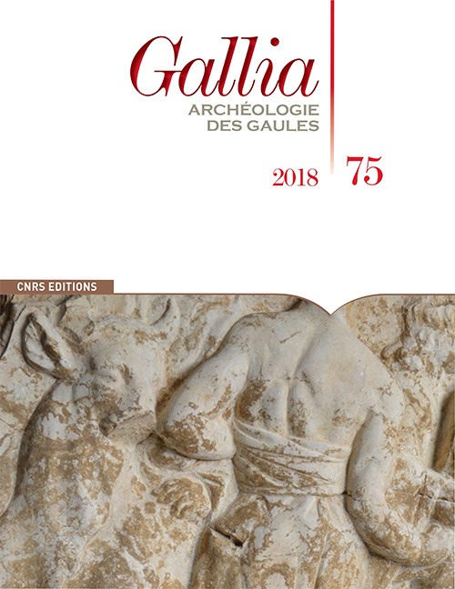 Couverture du numéro 75 de la revue Gallia