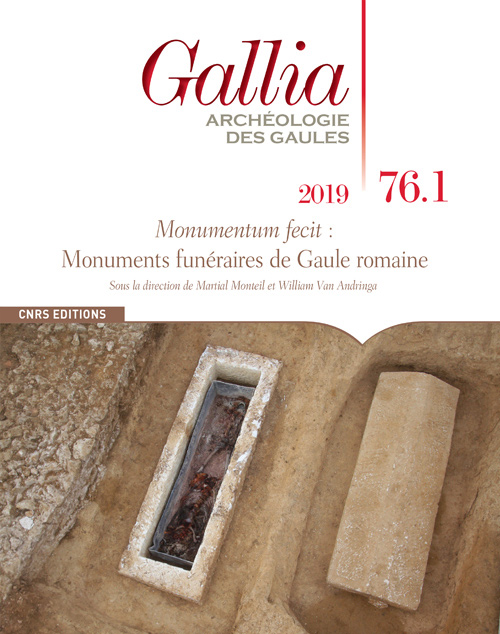 Couverture du numéro 76-1 de la revue Gallia