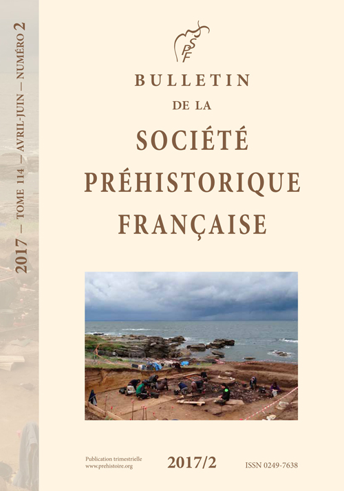 Revue Bulletin de la Société préhistorique française 2017-2