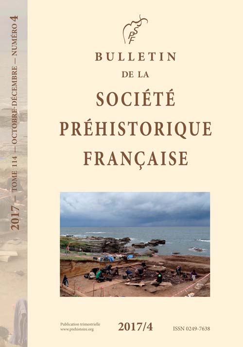 Bulletin de la Société préhistorique française numéro 2017-4