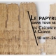 Exposition Le papyrus dans tous ses états