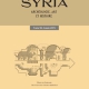 Couverture du numéro 92 de la revue Syria