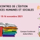 3e rencontres de l'édition en sciences humaines et sociales