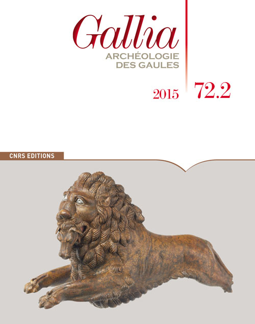 Couverture du numéro 72-2 de la revue Gallia