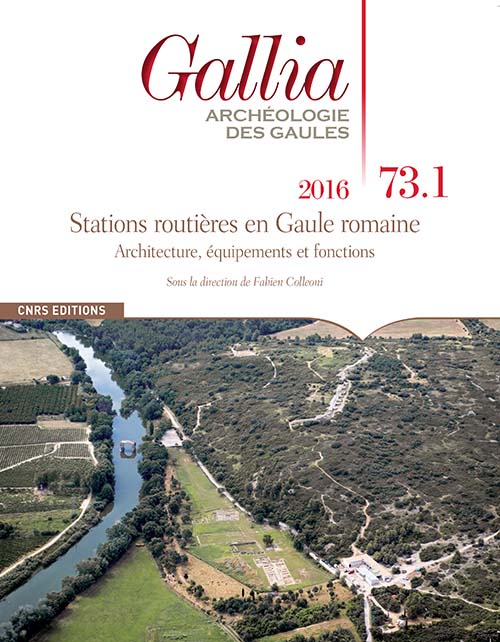 Couverture du numéro 73-1 de la revue Gallia