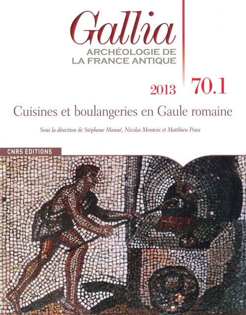 Couverture du numéro 70-1 de la revue Gallia