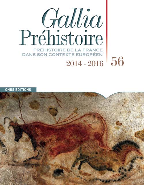Couverture du numéro 56 de la revue Gallia Préhistoire