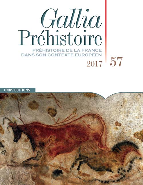 Couverture du numéro 57 de la revue Gallia Préhistoire