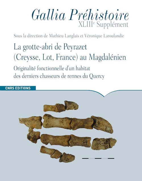 Couverture du supplément XLII de la revue Gallia Préhistoire