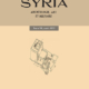 Couverture du numéro 99 de la revue Syria